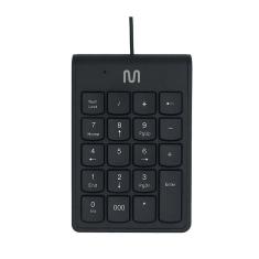 Teclado com Fio Numérico Conexão USB Cabo de 120cm c/ Tecla 000 Preto Multi - TC227