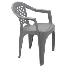 Cadeira Plástica Tramontina Multiuso C/ Braços Suporta 155Kg
