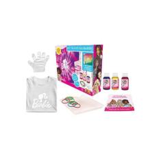 Kit Tie Dye Da Barbie Com Camiseta Tamanho G Fun 87029, G, Branco