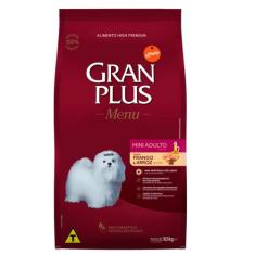 Ração Gran Plus Menu Cães Adultos Mini Frango e Arroz, 10,1kg