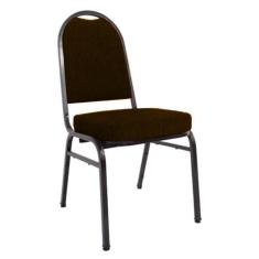 Cadeira para Hotel e Auditório Linha Hotel Marrom