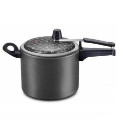Panela de Pressão Panelux Classic Antiaderente Preta 7 Litros Anti Ade