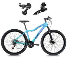 Bicicleta Aro 29 Absolute Hera Alumínio MTB 24 Velocidades Câmbios SHI