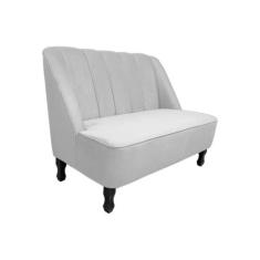Sofá Namoradeira Poltrona Decorativa 2 Lugares Teles Suede - Maite Mod