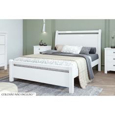 Cama de Casal Lopas Reali Branco
