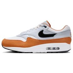 Nike Tênis masculino Air Max 1 Premium The Bay (FJ4451-100, branco/vermelho universitário), Branco Monarch Pure Platinum Preto, 42
