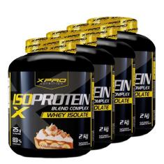 Kit 4x Whey Protein Iso Blend Complex 2Kg - XPRO-Unissex