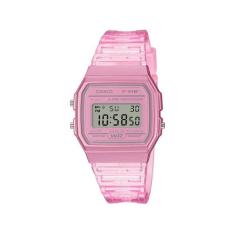 Relógio Feminino Casio Vintage Standard F-91Ws-4Df Rosa