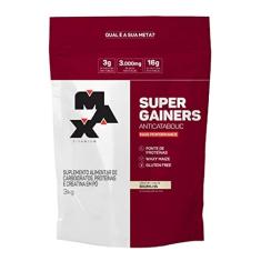 Max Titanium Super Gainers (3Kg) - Sabor Baunilha
