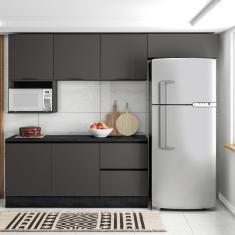 Cozinha Completa 6 Peças Nicho Micro-ondas Poliman Móveis