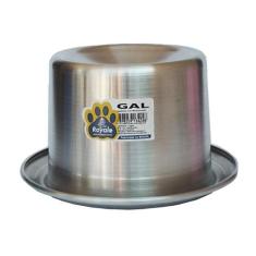 Comedouro Royale Alto Anti Formiga Alumínio Pequeno para Gatos