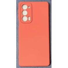 Capa Capinha Case Moto EDGE 20 Motorola Silicone Aveludado - CC, Verme