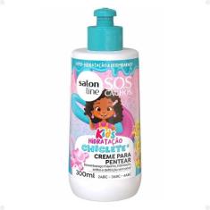 Creme para Pentear Salon Line Kids Sos Cachos Chiclete 300ml
