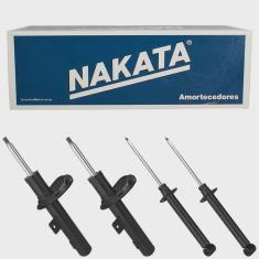 4 Amortecedor Gol G5 G6 G7 2009 a 2018 Dianteiro Traseiro Nakata
