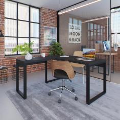 Escrivaninha Em L Yon Operacional 135x70x75 Preto