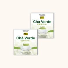Kit 2X:  Chá Verde Moído Matchá 10 Sachês MN Food