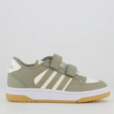 Tênis Adidas TBD Infantil Cinza e Branco-Unissex