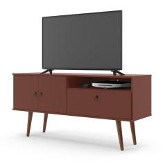 Rack Patrimar Brito com 137 cm de Largura, Ideal para TV de até 52”