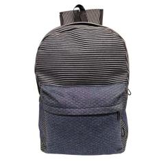 Mochila Feminina Costa Escolar Tamanho 43cm Cor Chumbo Skeet  - Cruzei