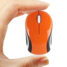 Mouse sem fio fofo mini mouse de computador bolso pequeno portátil compacto viagem USB mouse óptico 3 botões 1000 DPI mouse sem fio para laptop, PC, notebook, MacBook crianças meninas presente
