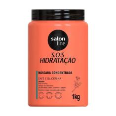 Máscara S.o.s Hidratação Café E Glicerina Salon Line 1Kg