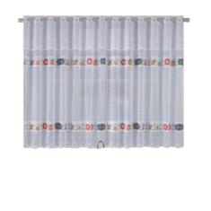 Cortina De Renda Cozinha 2,20 X 1,20 + 0,30m CupCake - Cortilester
