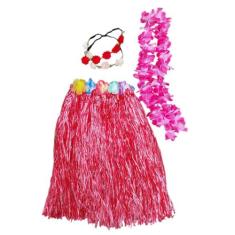 Fantasia Adulto Havaiana Festa Temática Tropical Luau Carnaval Hawaian