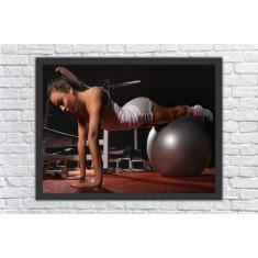Quadro Decorativo Academias Fitness Pilates Ginástica Salas Decorações