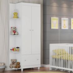 Guarda Roupa Infantil Gutti 2 Portas Flex 3 Cores em 1