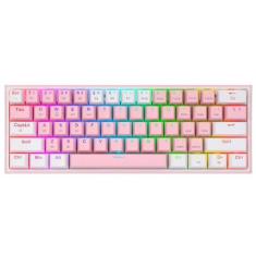 Teclado Gamer Redragon K616-RGB Fizz Pro Rosa (Ingles - 3 Modos)