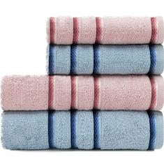 Jogo de Toalhas 4 Peças Banhão + Rosto Algodão Appel - Classic Emcompre