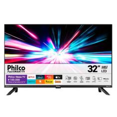 Smart TV Philco 32 PTV32G7PR2CGB FULL HD LED Dolby Áudio Roku TV