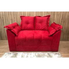 Sofá 2 Lugares Vermelho 608 Paris