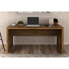 Mesa de Computador Solteiro ME4109 Nogal - Tecno Mobili