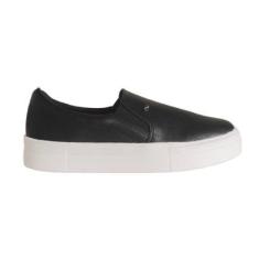Tênis Casual Slip-On Serena Dayane Magalhães Preto-Feminino