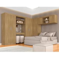 Guarda Roupa Casal Modulado Sarah Boreal - Móveis Arapongas Boreal