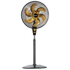 Ventilador de Coluna Mallory Air Time ts + Gold, 40cm, 3 Velocidades, Preto/Dourado