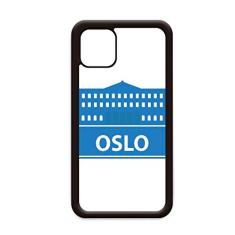 Capa Oslo Noruega Blue Landmark Pattern para iPhone 11 Pro Max para Apple Mobile Case Shell