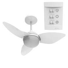 VENTILADOR TETO ALISEU SMART BRANCO COM CONTROLE PAREDE 127V