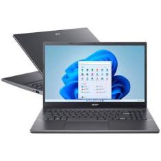 Notebook Acer Aspire 5, Intel Core i5, 8GB, 512GB SSD, Tela 15,6'' Full HD, Cinza aço, Windows - A515-57-565J