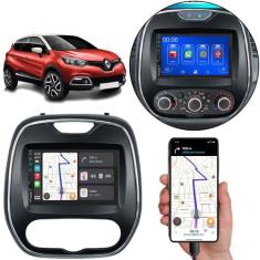 Multimídia 7 Polegadas Captur 2017 A 2024 Android-Auto MP5 Bluetooth +