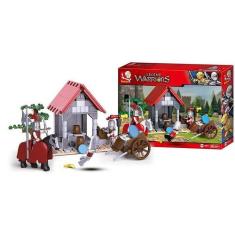 Bloco de Montar Cavaleiros Poço D'Agua 237 peças +6 anos - Multilaser