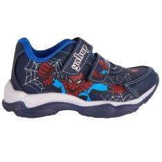 Tênis Infantil Yahup Super Herói Spider Com Led Menino-Masculino