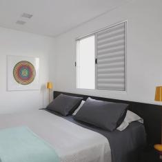 Janela de Alumínio Veneziana 100x150cm 3 Folhas Hale Esquadrias