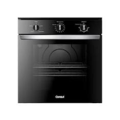 Forno Elétrico de Embutir Consul 84L COB84BE Porta Removível Timer Autodesligamento Luz Interna Preto