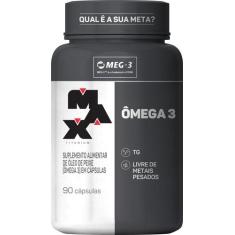 Ômega 3  90Cápsulas - Max Titanium, 90 CÁPSULAS, SEM SABOR
