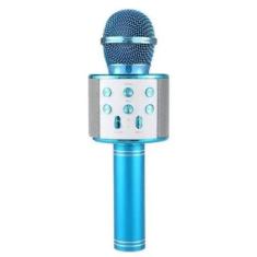 Microfone Bluetooth S/ Fio Youtuber Karaoke Cores Infantil