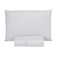 Kit Jogo Lençol Cama Box Solteiro 400 Fios Aveludado 02 Peças 30CM Alt