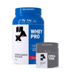 Combo Max Titanium Whey Pro 1kg com Creatina 300g-Unissex