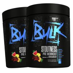Pré Treino Suplemento 2x Stoutness Pre Workout Bulk Nutrition-Unissex